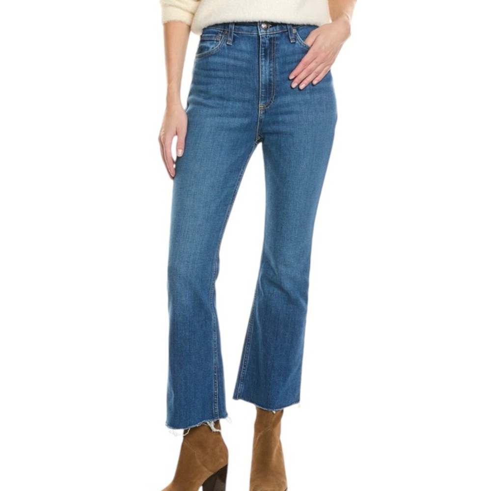 rag & bone Casey High-Rise Cindy Ankle Flare Jean SZ 28 NWT